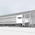 Modern Multi Storey Office Building With Large Glass Windows And Sleek Exterior Design