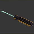 Durable Slotted Screwdriver with Ergonomic Black Yellow Handle and Steel Shaft