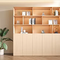 Decorative Cabinet Front Desk Cabinet Nordic Cabinet Display Cabinet 3d model