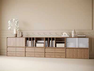 Modern TV Cabinet Side Cabinet 3d model