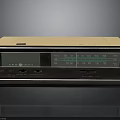 Vintage Electronic Radio With Analog Display And Tuning Controls
