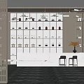 New Chinese Reception Area Sales Office Reception 3d model
