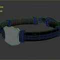 Route 66 Inspired Leather Bracelet With Braided Rope Silver Metal Plate Knots And Beaded Accents