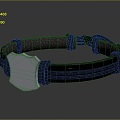 Modern Bangle Bracelet Arm Bracelet 3d model