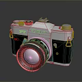 Vintage Canon Film Camera With Classic Lens And Retro Body Design