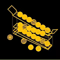 Green Basketball Storage Rack With Multiple Balls For Home Organization