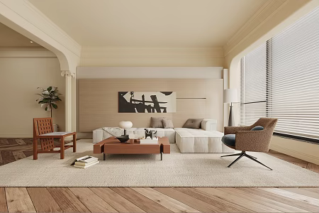The Silent Living Room 3d model