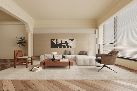 The Silent Living Room 3d model