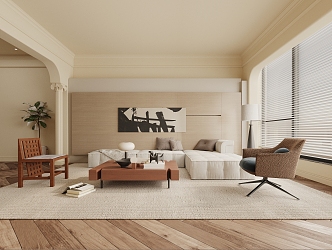 The Silent Living Room 3d model