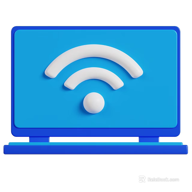 Blue Smart TV with Wi-Fi Wireless Connectivity and Modern Screen Design 3d model 