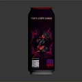 Para La Luna Lungburger Purple Red Can With Cartoon Character Design
