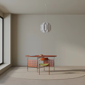 Modern table combination 3d model