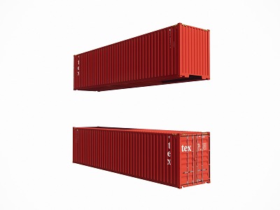 Container 40-foot Freight Container Tiantai Tex Shipping model