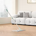 Daily Cleaning Mop With Removable Pads For Effective Floor Cleaning In Living Room