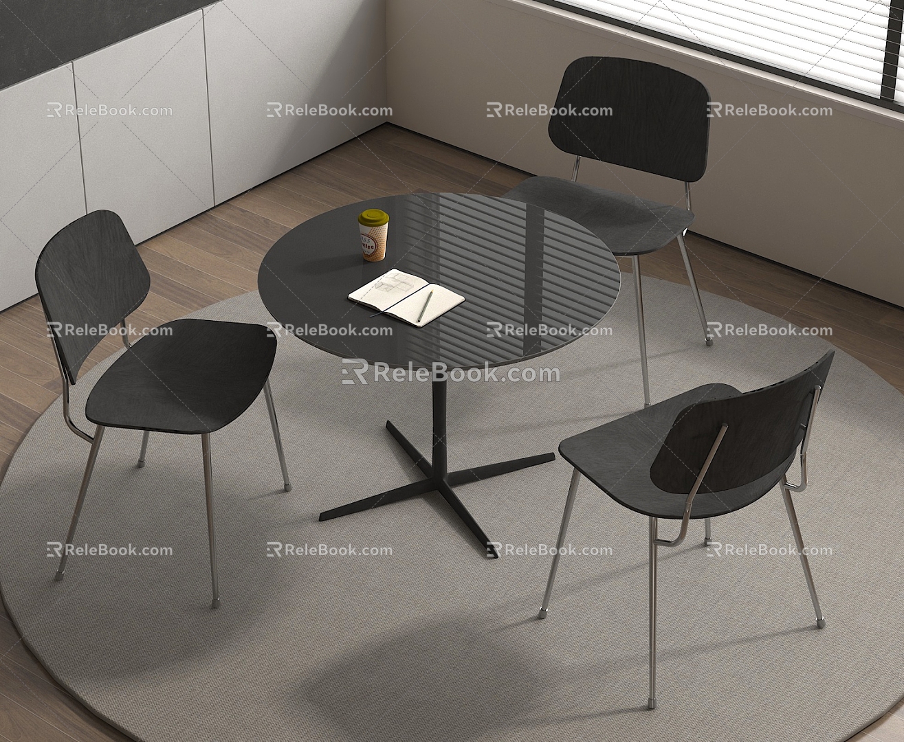 Modern Leisure Table and Chair Negotiation Table and Chair Coffee Table and Chair Signing Table and Chair 3d model