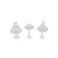 Ornamental White Garden Fountains With Various Decorative Designs And Details
