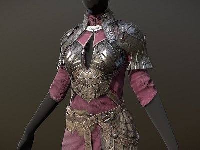 Medieval Fantasy Armor 3d model