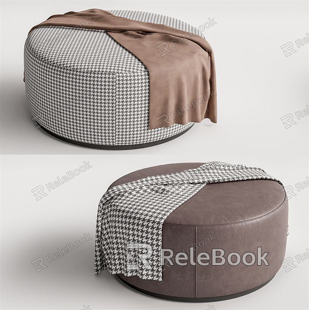 Modern Sofa Stool Low Stool Foot Collapse model