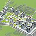 Contemporary Detached Villa Community Layout With Green Spaces And Surrounding Roads
