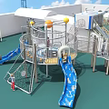 Unique Kindergarten Design With Alien Shaped Platforms Flying Saucer Structure Sky Bridge And Playful Courtyard