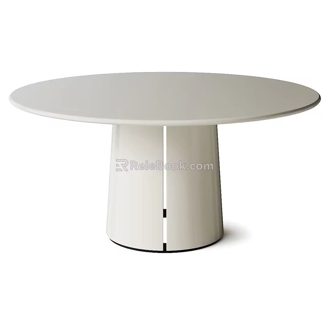 Modern dining table 3d model