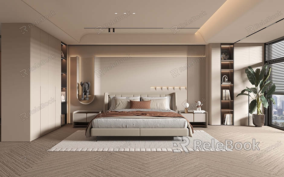 Modern Home Bedroom model