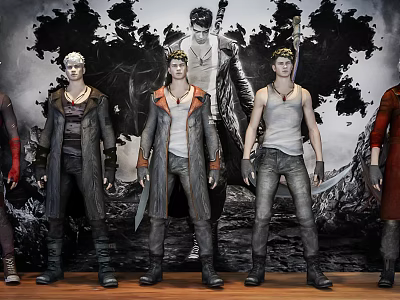 Modern Game Characters 3d model
