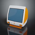With display computer display LCD monitor computer monitor 3d model