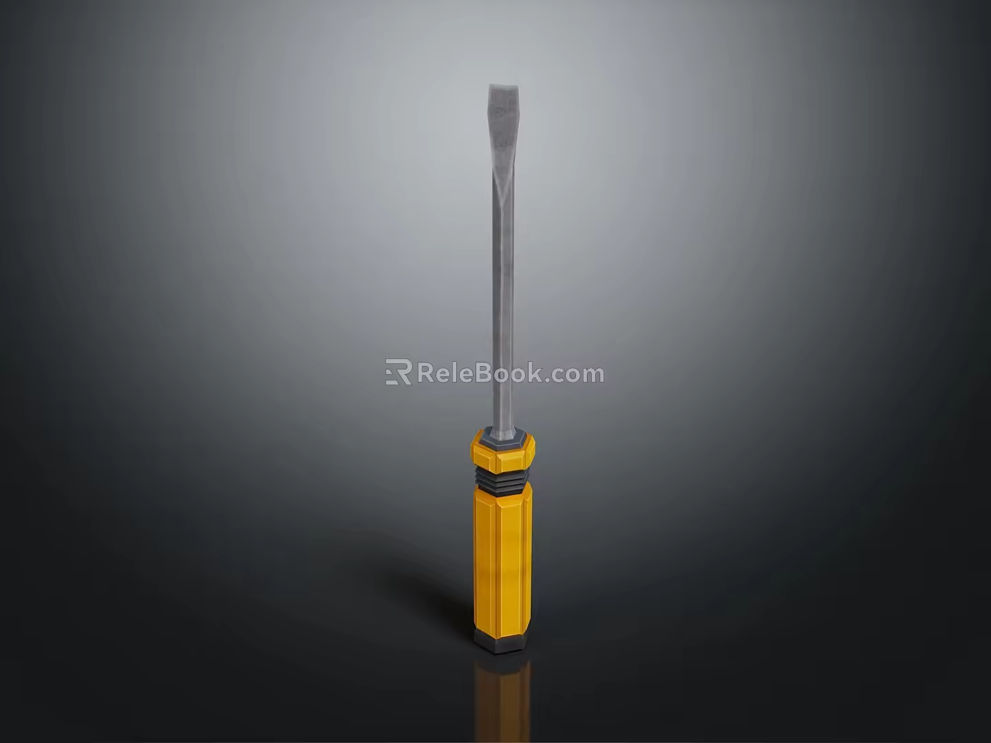 Screwdriver flat screwdriver Phillips screwdriver tool hardware tool processing tool 3d model