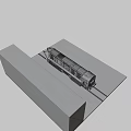 Black Military Tank Model With Red Star Emblem And TP880 Identification Number Design