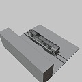 Soviet Armored Train 3d model