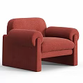 Modern Single Sofa Casual Sofa 3d model