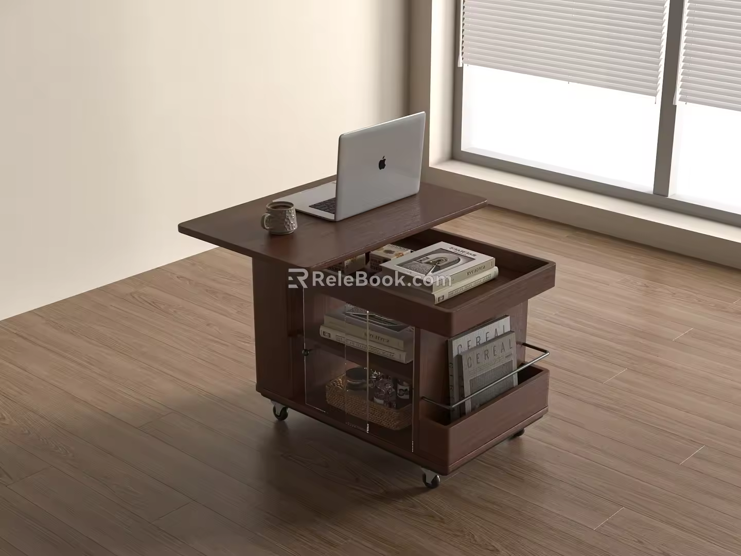Modern Middle Ancient Side Several Mobile Side Several Square Side Several Solid Wood Mobile Side Several Lifting Side Several 3d model