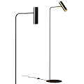 Sleek Modern Floor Lamp With Minimalist Black Metal Frame For Contemporary Living Space
