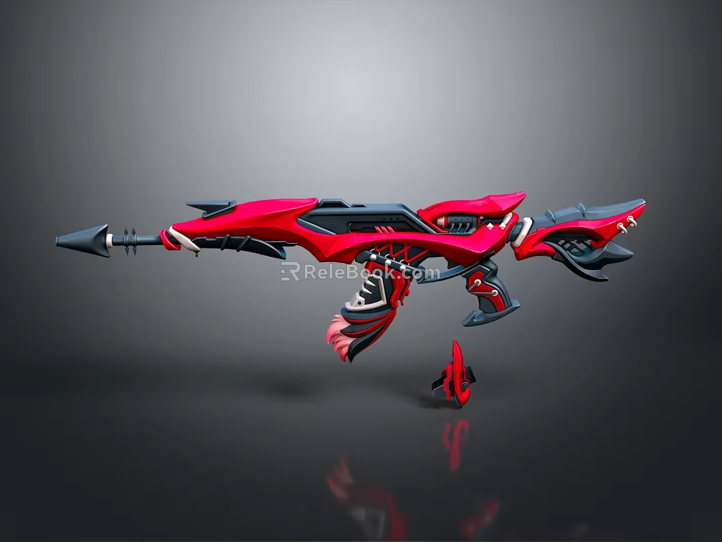 Harpoon Fishing Hunting Javelin With Harpoon Fork Whaling Fork Cry Game Harpoon Missile Fish Gun Fishing Gun 3d model