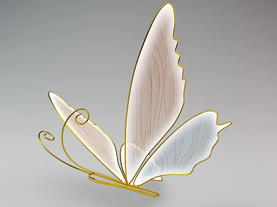Modern Decorations Butterfly Banquet Wedding Props 3d model Modern Decorations Butterfly Banquet Wedding Props 3d model