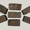 Stone Brick Stone Brick Brick Stone Stone 3d model