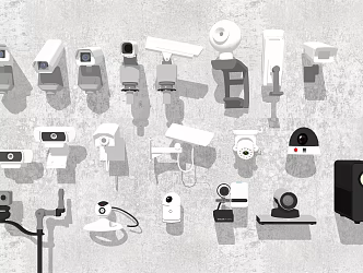 Modern camera surveillance 3d model