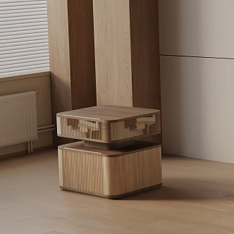 Modern bedside table 3d model