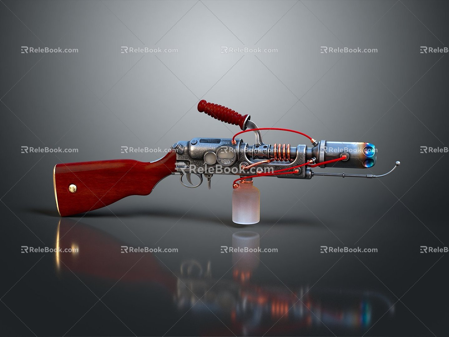 Flame Thrower Flame Gun Homemade Weapon Flamethrower Flame Gun Modern Weapon Hot Weapon Hot Weapon 3d model