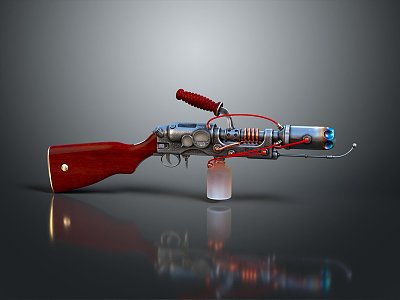 Flame Thrower Flame Gun Homemade Weapon Flamethrower Flame Gun Modern Weapon Hot Weapon Hot Weapon model