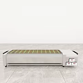 Stainless Steel Commercial Kitchen Appliance With Heating Tray Top And Control Panel