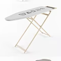 Practical Functional Ironing Table With Foldable Stand And Ironing Surface For Garments 3d model