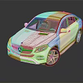 White Mercedes Modern SUV With Sporty Front Design And Alloy Wheels