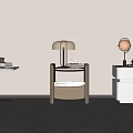 Bedside table 3d model