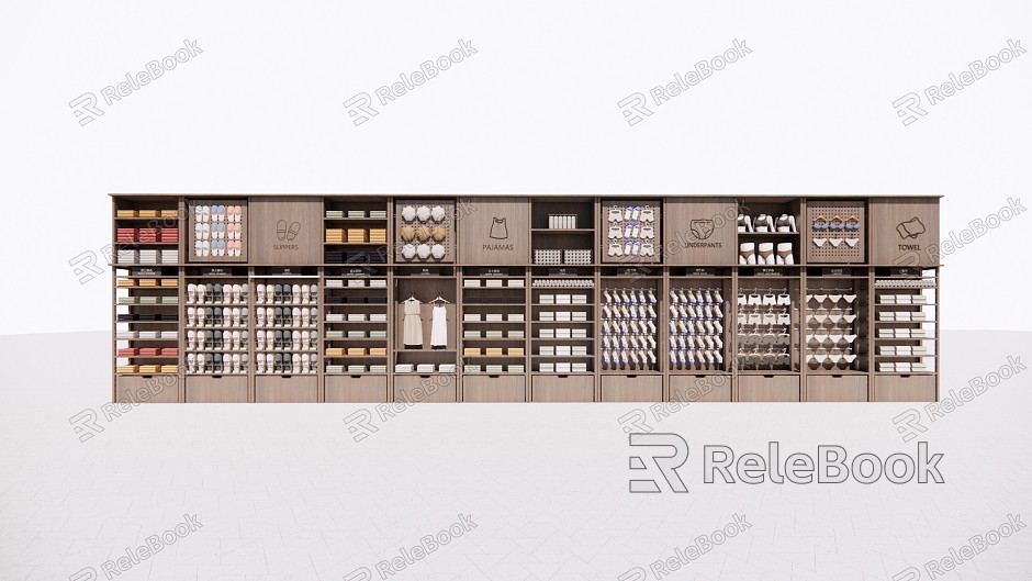 modern container supermarket shelf model