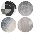 Modern Round Carpet 3d model