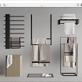 Towel rack 3d model