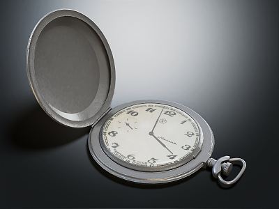 Modern pocket watch 3d model