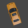 Yellow Dodge Challenger Two Door Coupe With Black Wheels And Red Brake Calipers